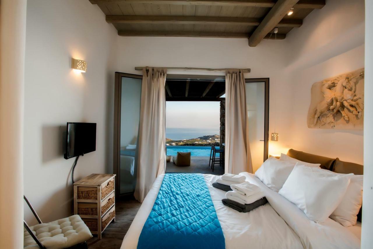 Luxury Athena Suite In Villa Georgia - Breathtaking Sea View And Pool Front Plintri Bagian luar foto