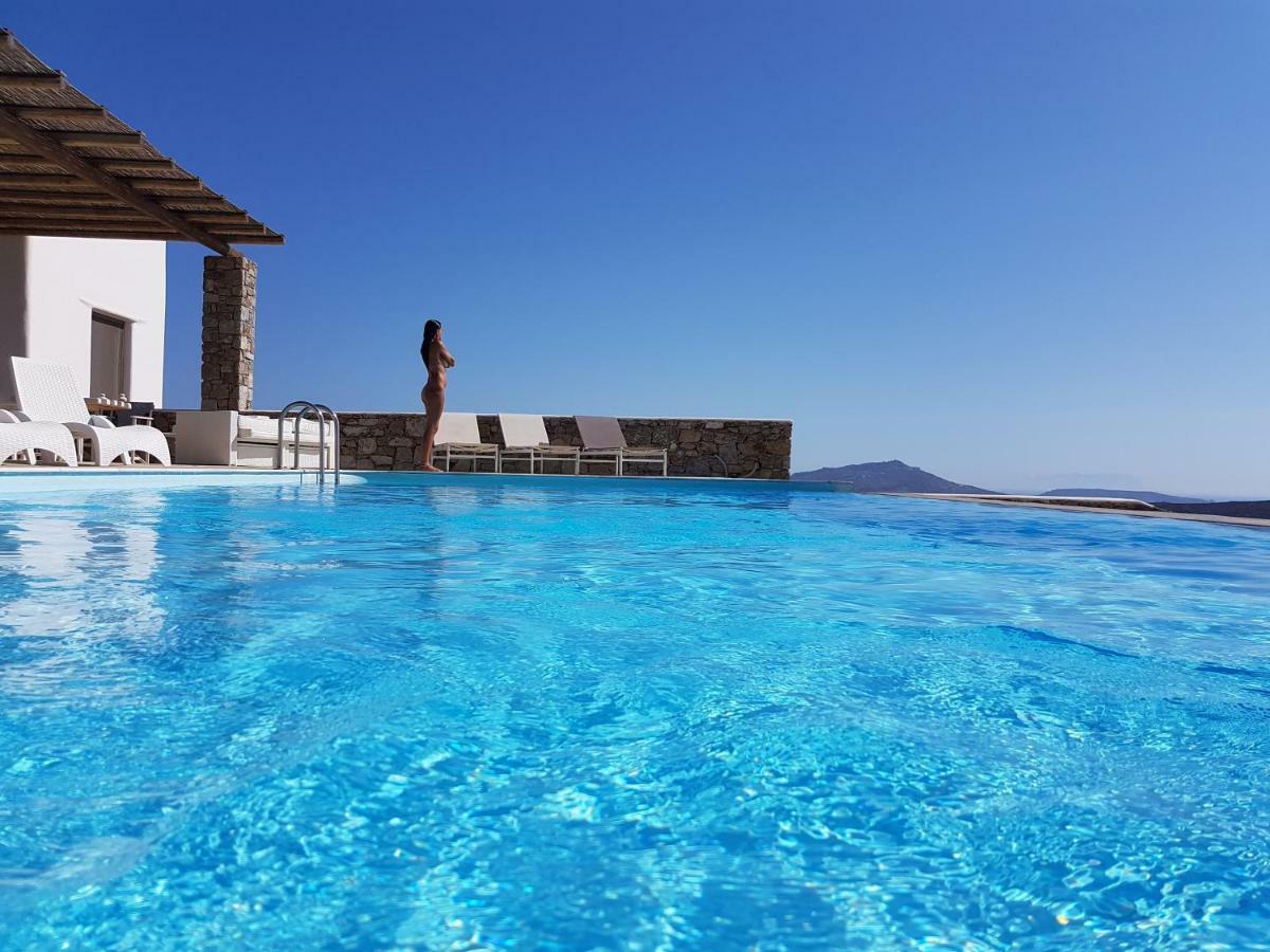 Luxury Athena Suite In Villa Georgia - Breathtaking Sea View And Pool Front Plintri Bagian luar foto